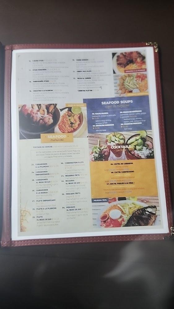 Jalisco Restaurant - Menu Scan 3